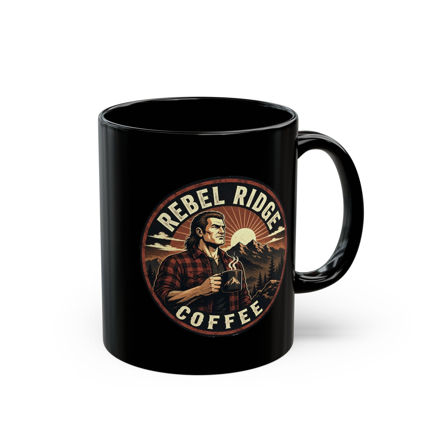 Rebel Ridge Coffee Mug — Vintage Lumberjack Coffee Cup (11oz & 15oz)