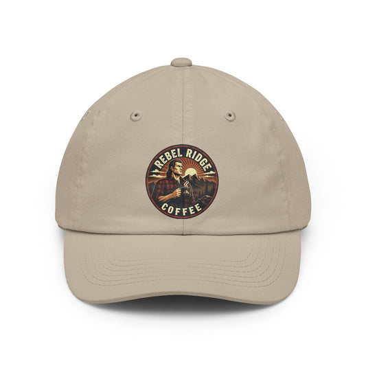 Rebel Ridge Coffee Dad Hat — Vintage Logo Embroidered Cap