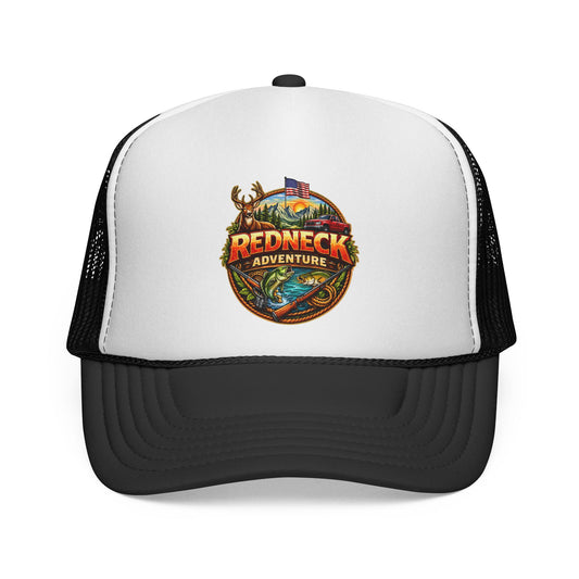 Trucker Hat — "Redneck Adventure" Outdoor Fishing & Hunting Cap