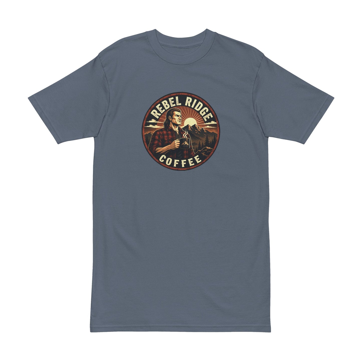 Rebel Ridge Coffee Graphic Tee — Retro Men’s Coffee T-Shirt
