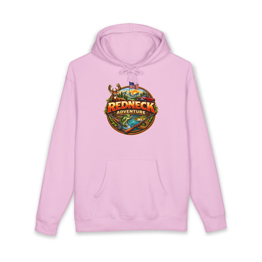 Woman's Redneck Adventure Hoodie - Outdoor Camping & Fishing Graphic Sweatshirt