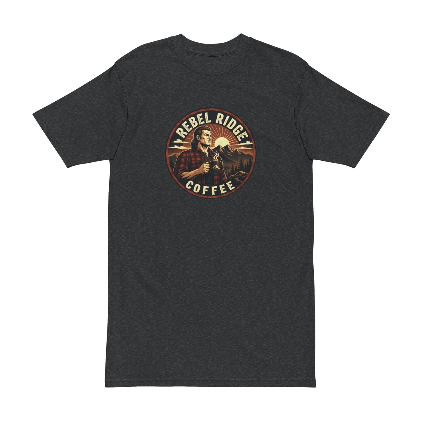 Rebel Ridge Coffee Graphic Tee — Retro Men’s Coffee T-Shirt